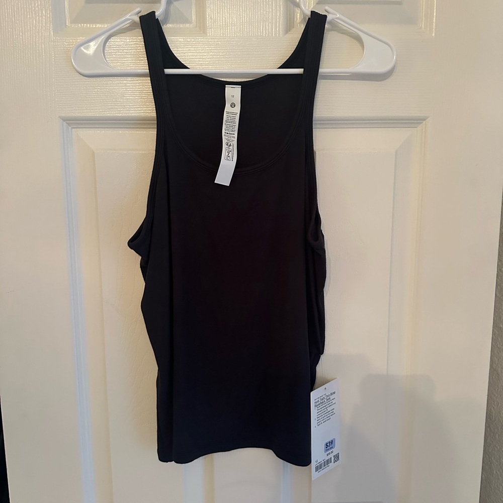 NWT Lululemon Athletica Black Racerback Tank - Picture 4 of 6